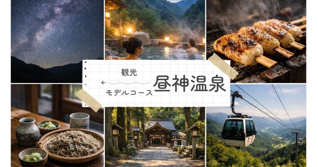 昼神温泉の観光モデルコース完全ガイド！星空と美肌の湯を堪能する旅