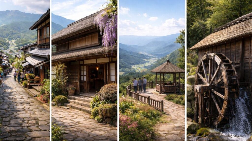 木曽路観光で訪れる馬籠宿