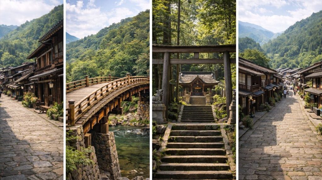 木曽路 観光モデルコースで外せない奈良井宿