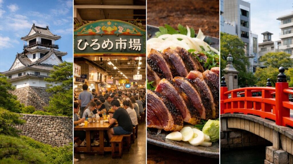 高知観光を車なしで回る王道の1日モデルコース