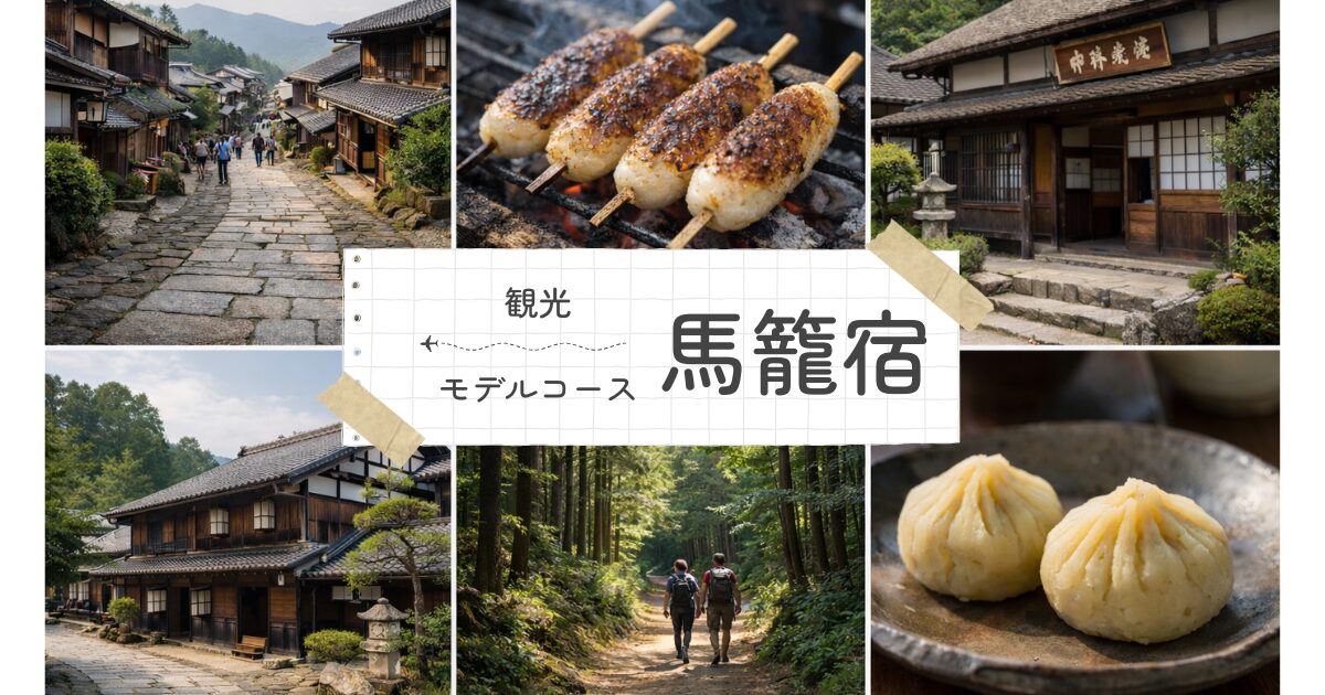 馬籠宿の観光モデルコースを攻略!歴史ある街並みと自然を満喫する歩き方
