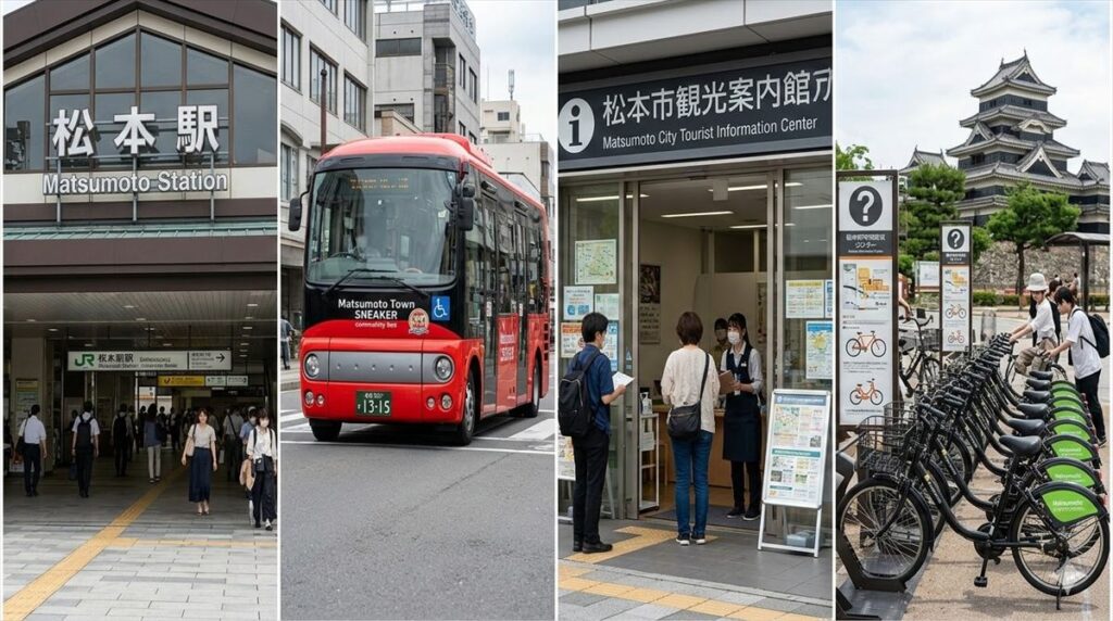 【松本を半日で楽しむ観光モデルコース】松本駅からの出発