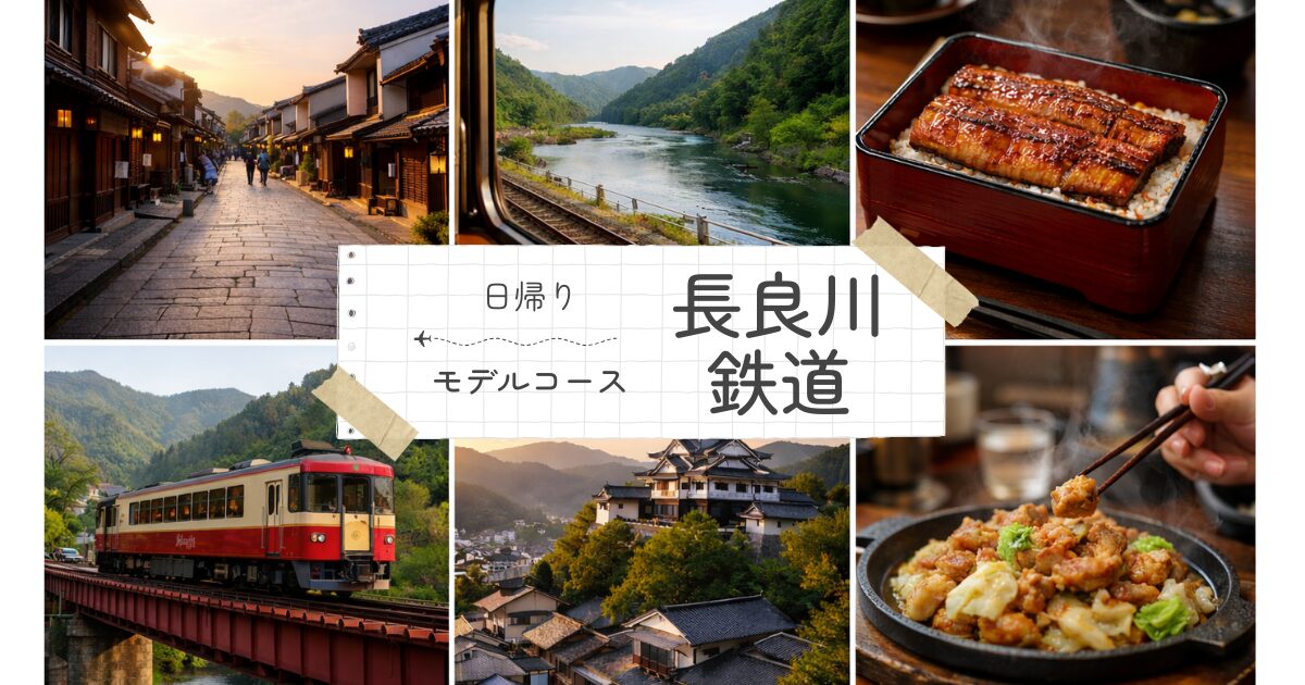 長良川鉄道で清流の絶景旅へ!日帰り観光モデルコース3選と沿線グルメ・観光スポット