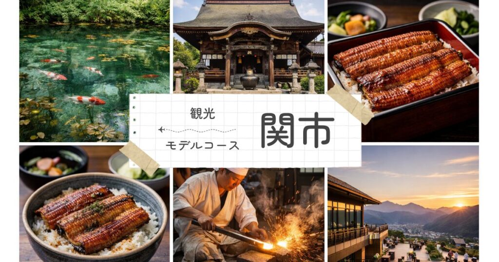 関市 観光モデルコース｜刃物の聖地×絶品うなぎ×モネの池を一日で巡る完全ガイド
