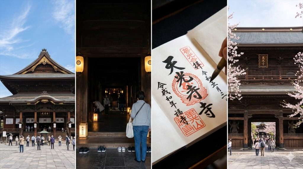 善光寺 日帰りモデルコースの参拝方法